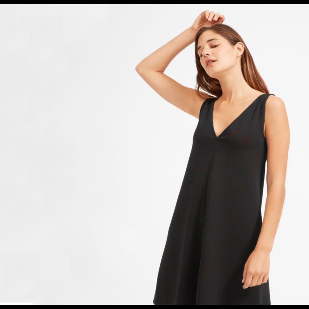 NWT Deep V-Neck A-Line Dress